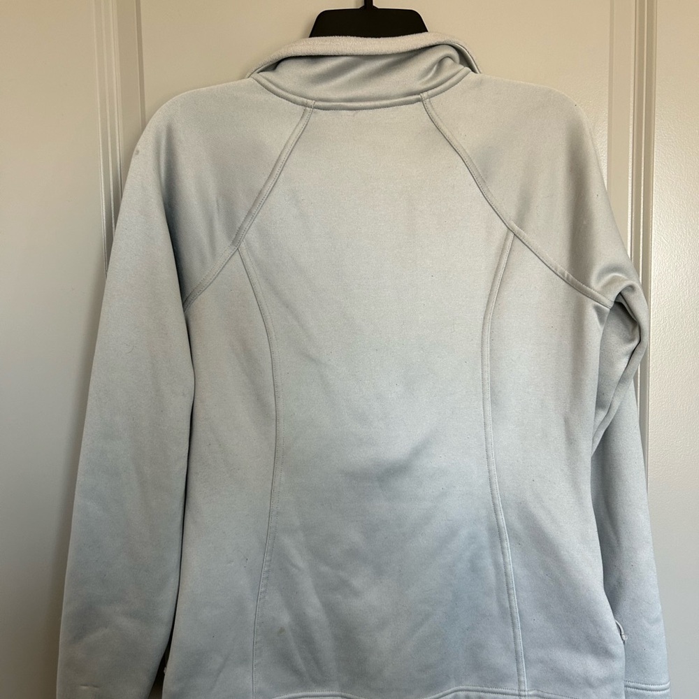 The North Face Gray Ski Jacket with Insulating Material and Stand-Up Collar - Picture 6 of 6